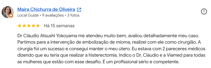 Depoimentos de clientes